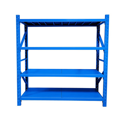 2m X 2m X 60cm Metal Warehouse Garage Shelf Storage Shelving - Blue